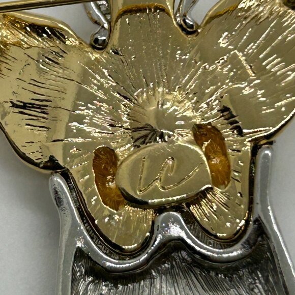 Christmas Brooch Tree Pin Radko Eisenberg Monet Claiborne Both Vintage Modern - Picture 10 of 16